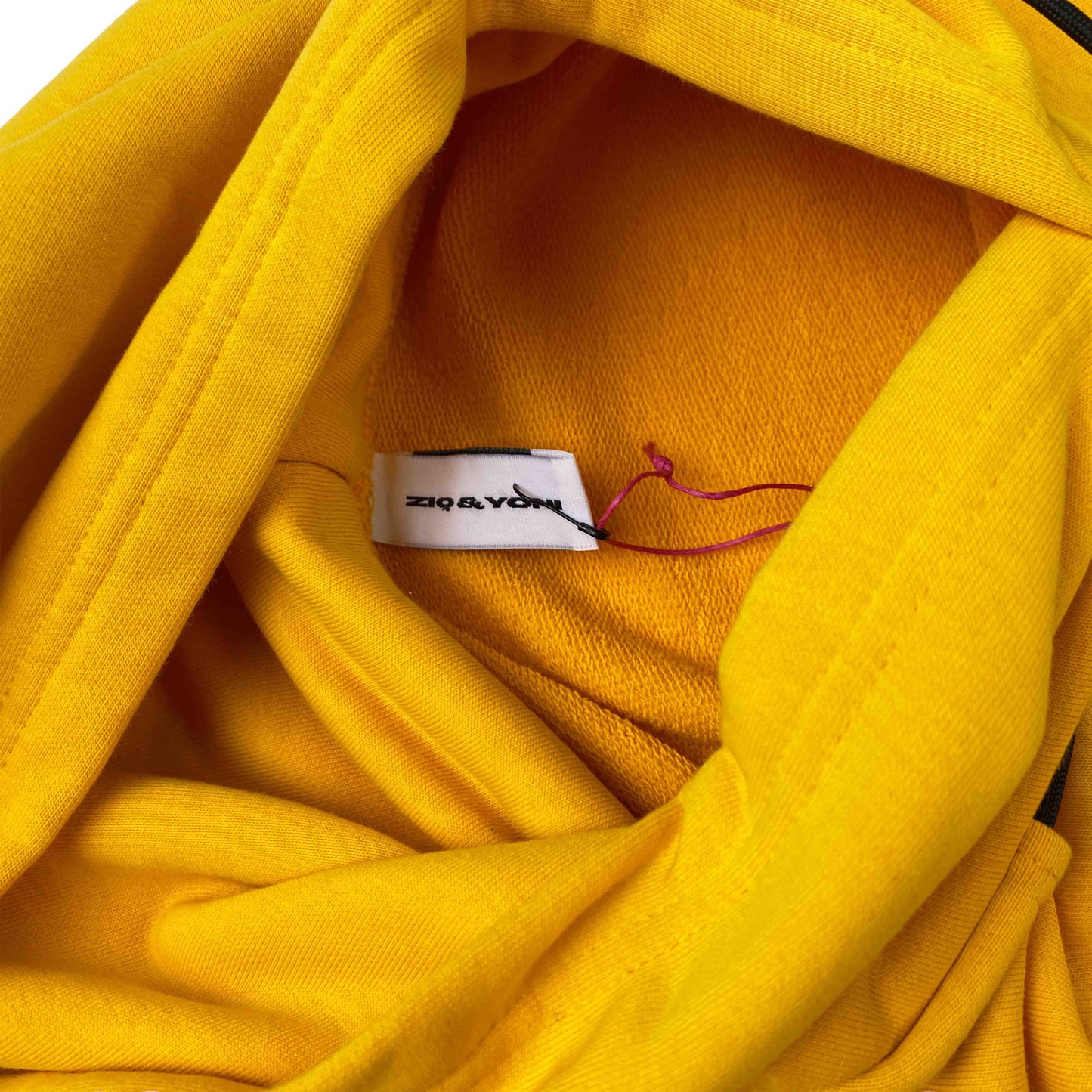 Unique yellow hoodie super oversize XL