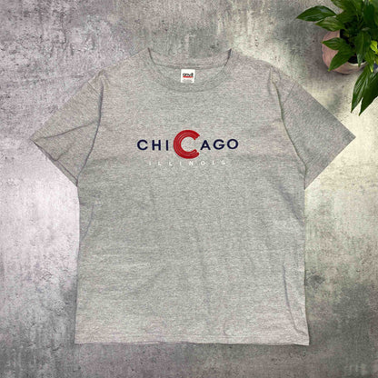 Anvil Chicago gray t-shirt - L