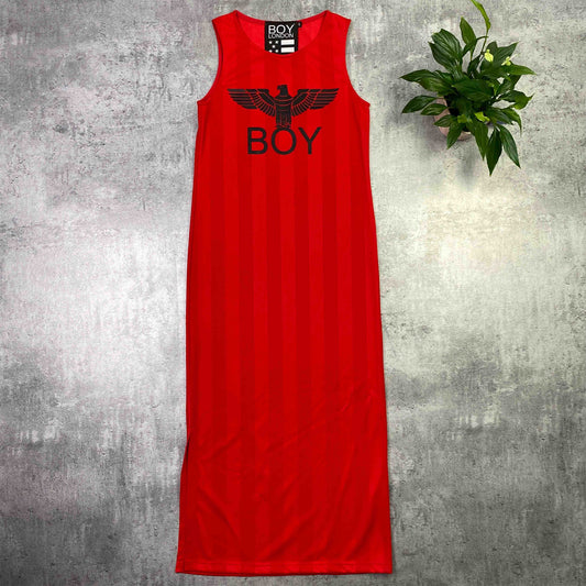 Boy London Eagle red long dress - XS