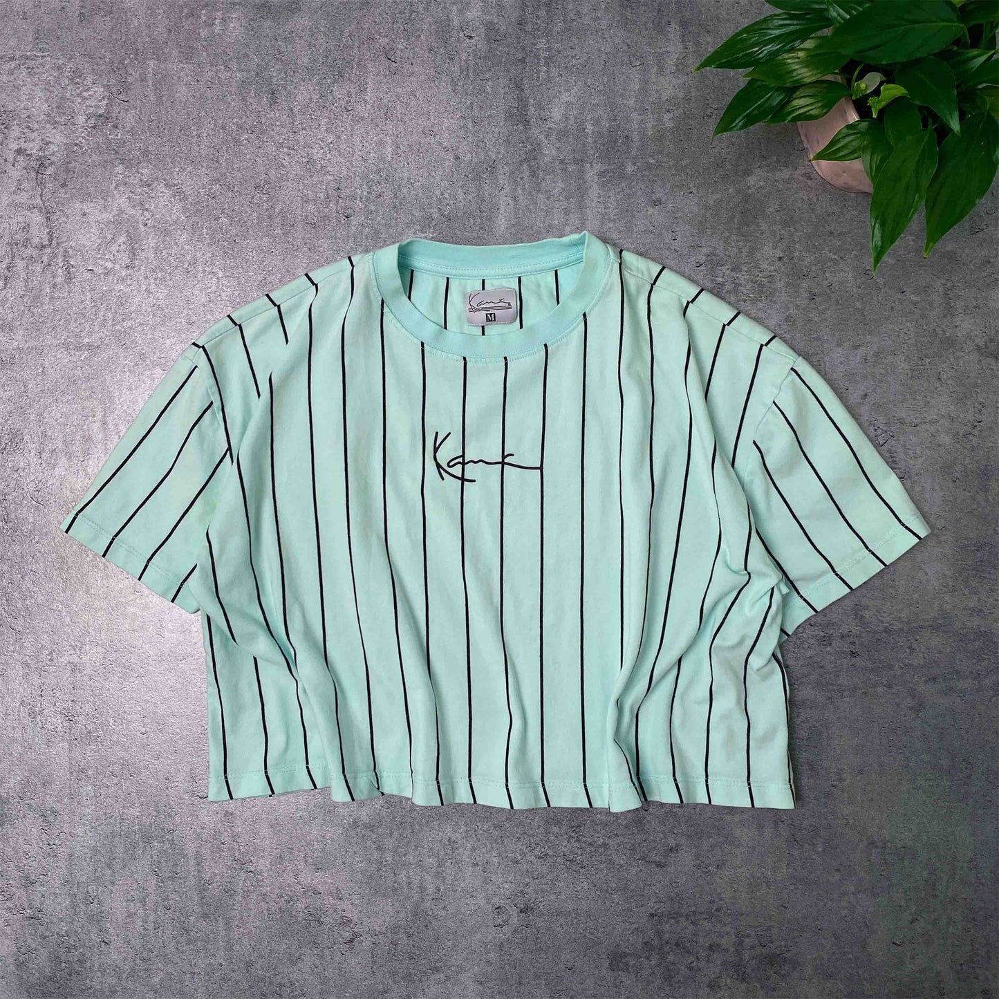 Karl Kani Cropped Mint T-shirt - M