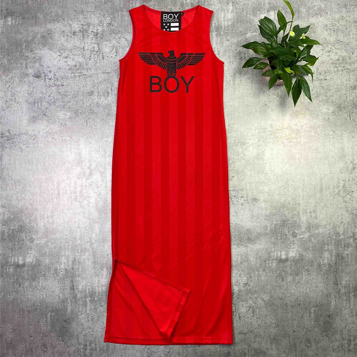 Boy London Eagle red long dress - XS