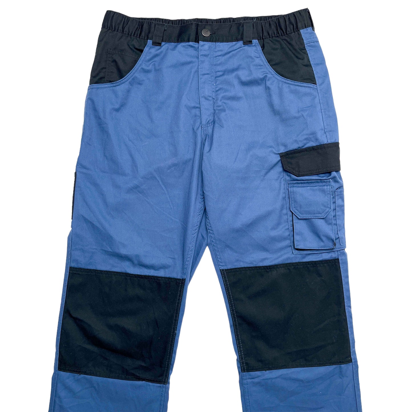 Multipocket Work Wear Pants Blue Black XL