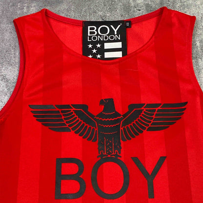 Boy London Eagle red long dress - XS