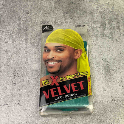 Velvet Luxe Durag Turquoise