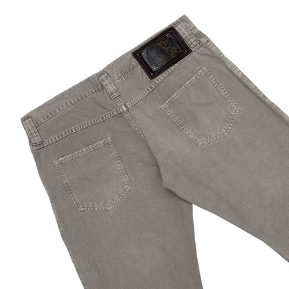 Dolce&amp;Gabbana Vintage Distressed Beige Jeans 50