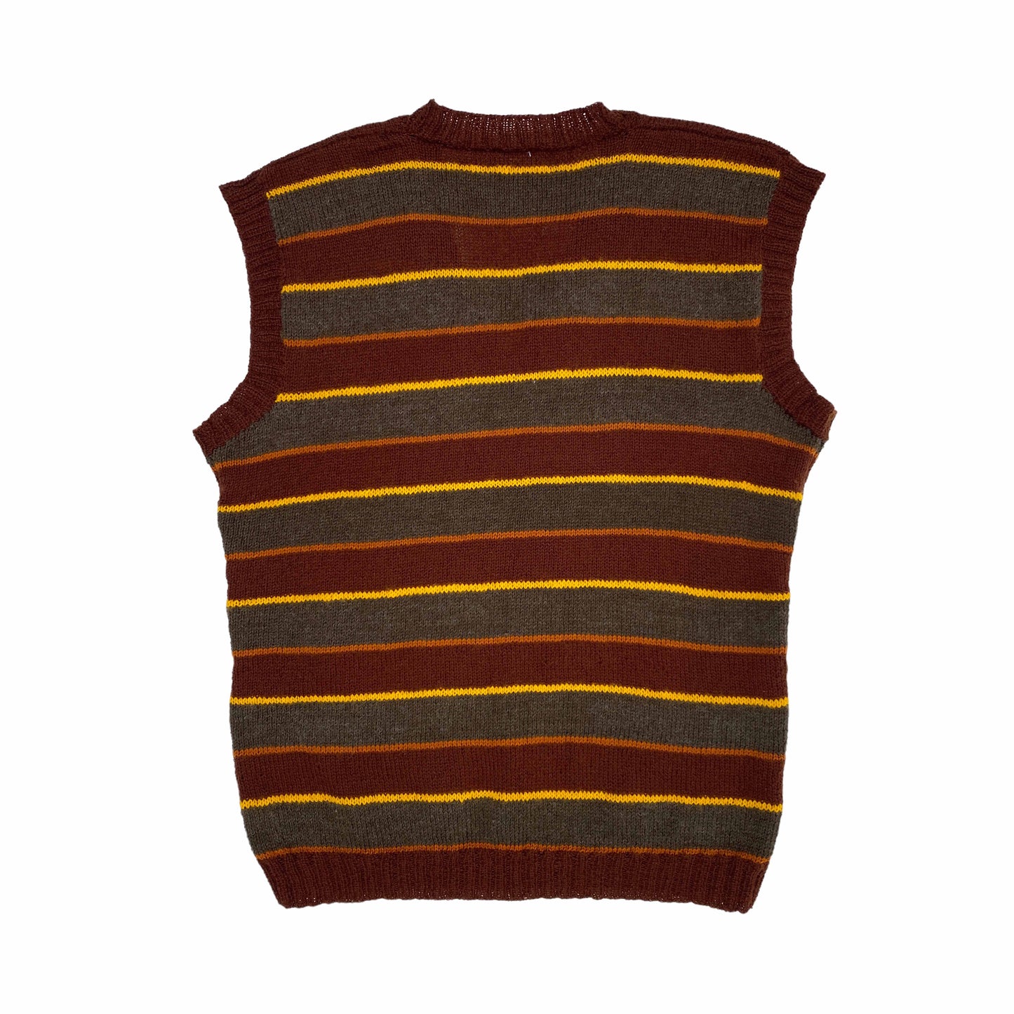 Striped Wool Vest Hippie S/M