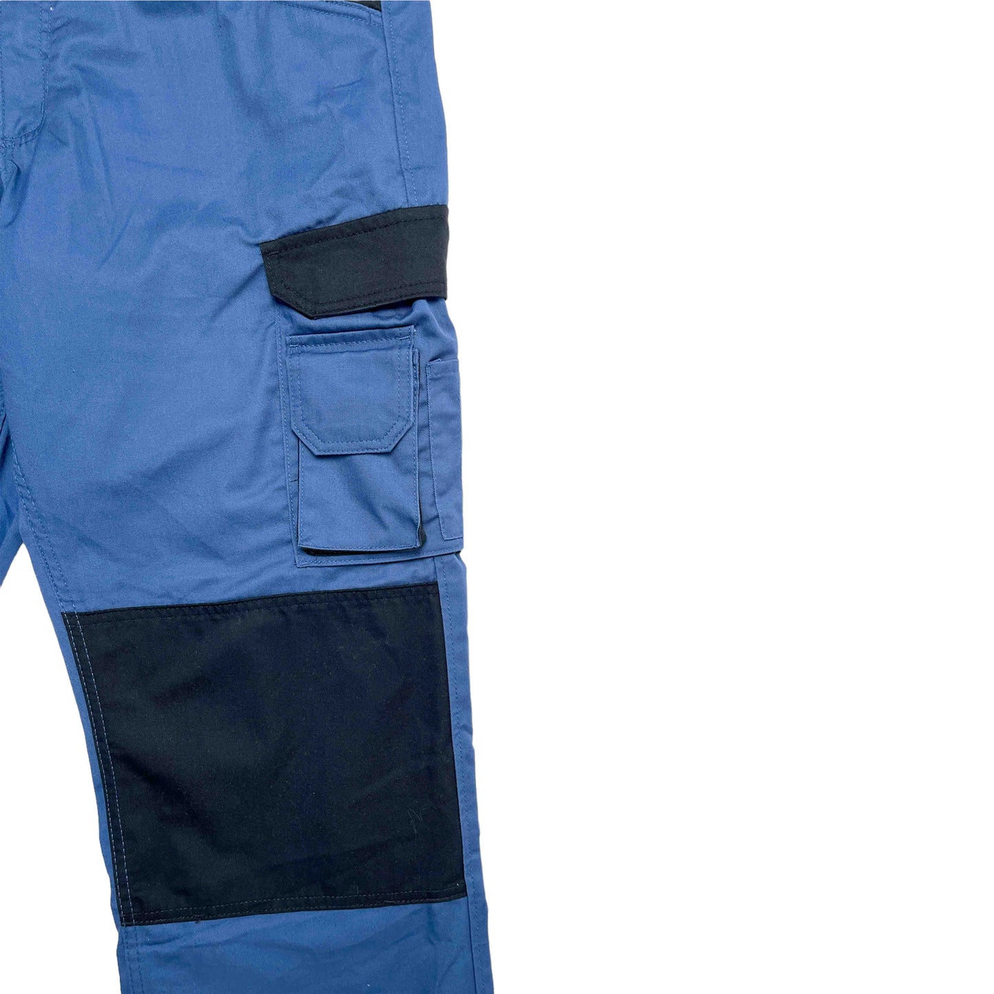 Multipocket Work Wear Pants Blue Black XL