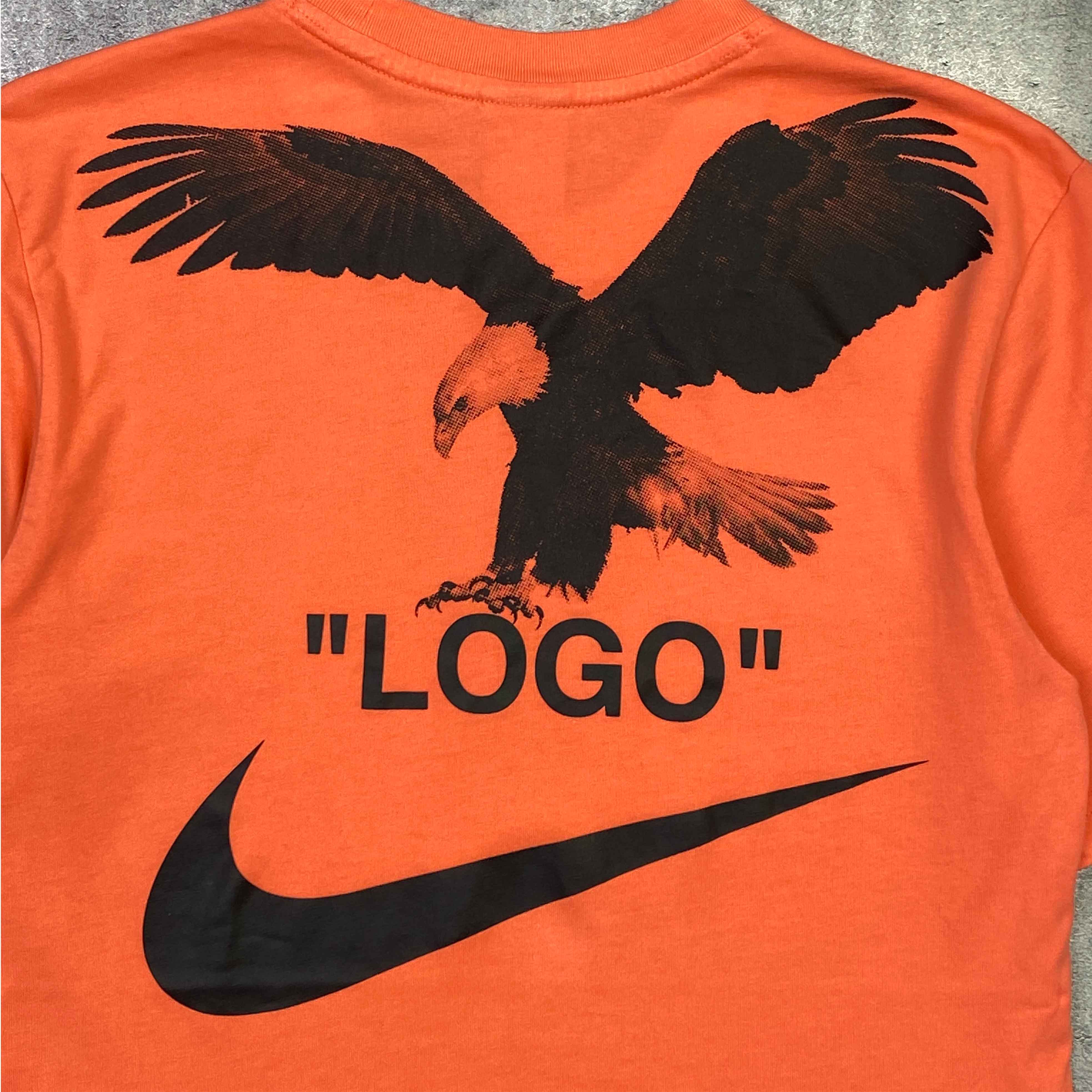 Nike Off white eagle orange t shirt XS