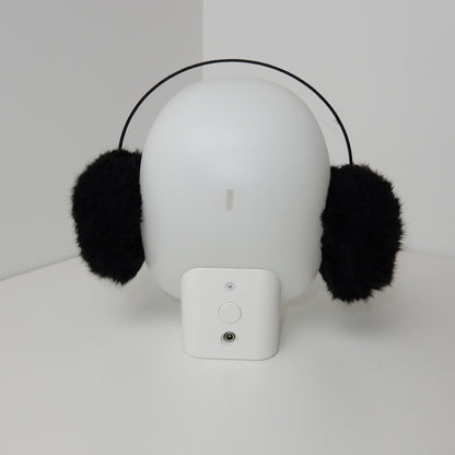 Y2K Black Fur Earmuffs