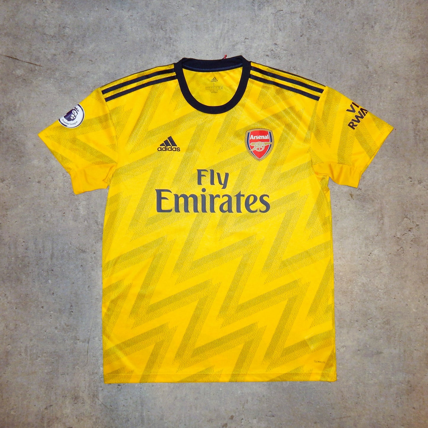 Adidas Arsenal Aubameyang yellow jersey - L