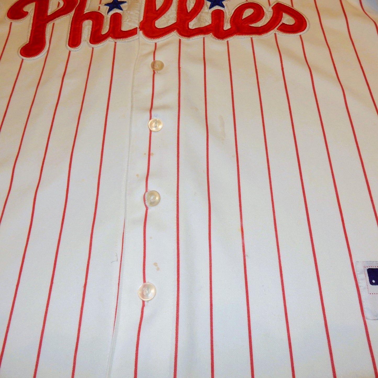 Majestic Phillies Rollins MLB white red jersey - XXL