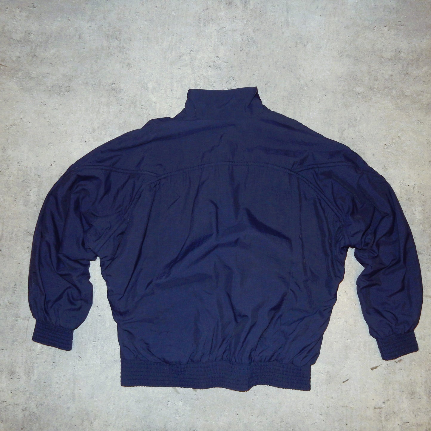 Adidas vintage navy track jacket - L