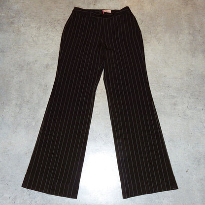 S De Style black stripped pants - M/L