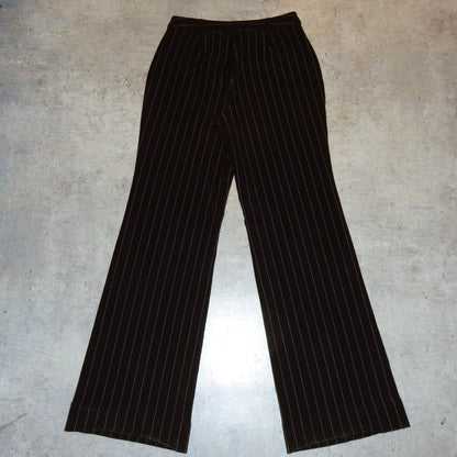 S De Style black stripped pants - M/L