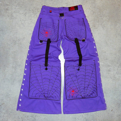 Stuka purple y2k swag baggy jeans - 30