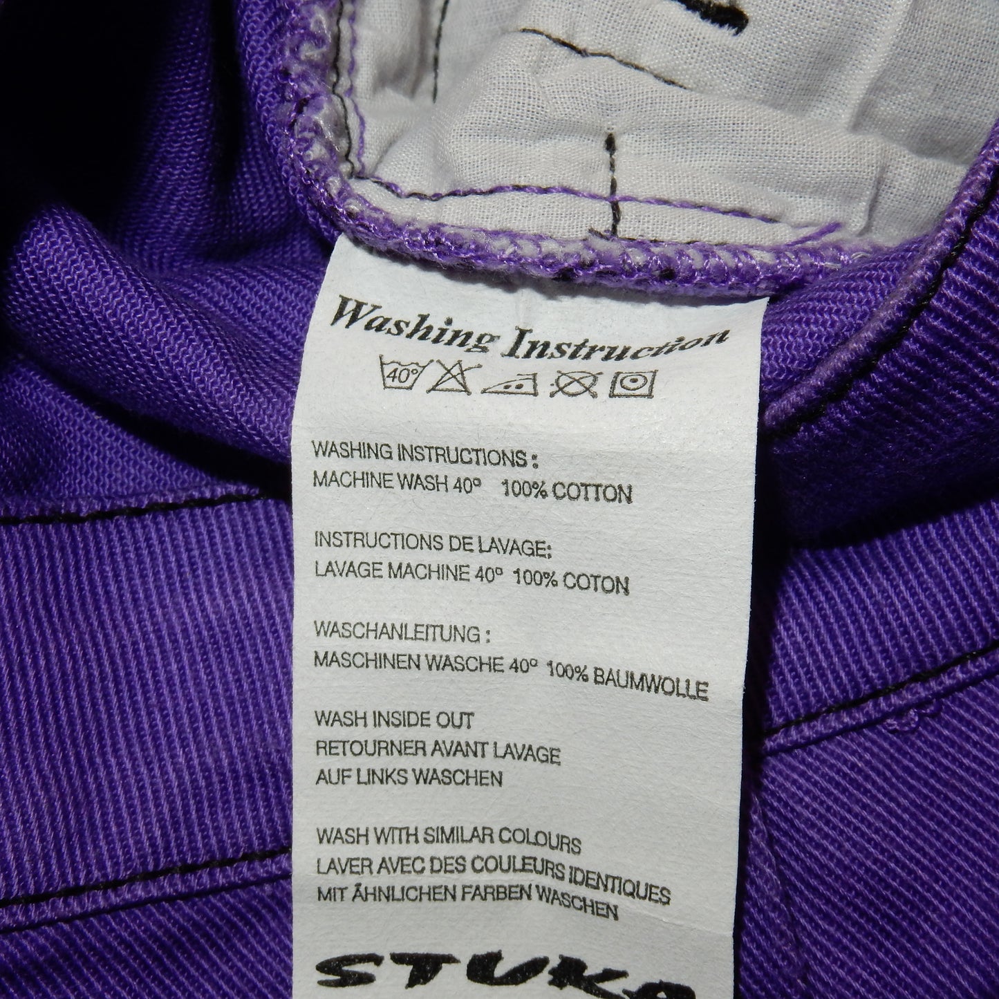 Stuka purple y2k swag baggy jeans - 30