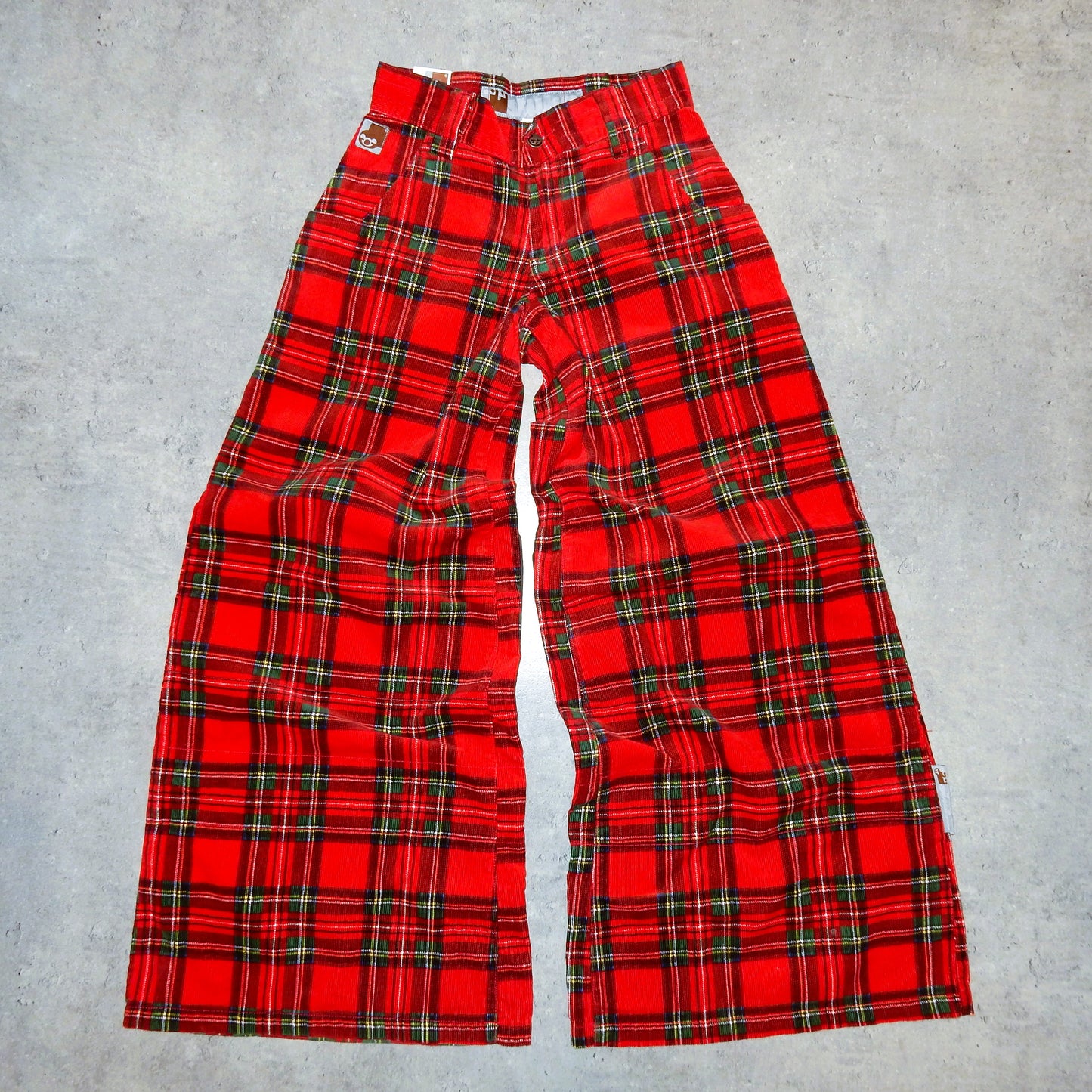 Stuka y2k swag checked red pants - 28