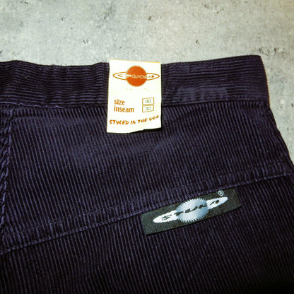 Stuka purple corduroy pants swag y2k - 30