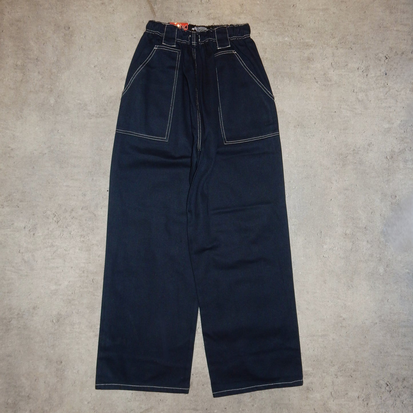 Stuka rap baggy y2k vintage navy pants - L