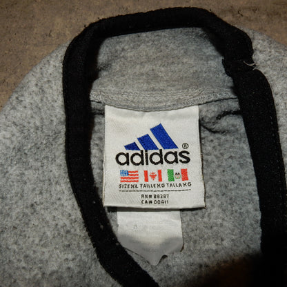 Adidas vintage loose grey fleece polar - XL