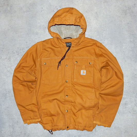 Carhartt workwear loose camel jacket - M