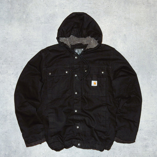 Carhartt workwear loose black jacket - M