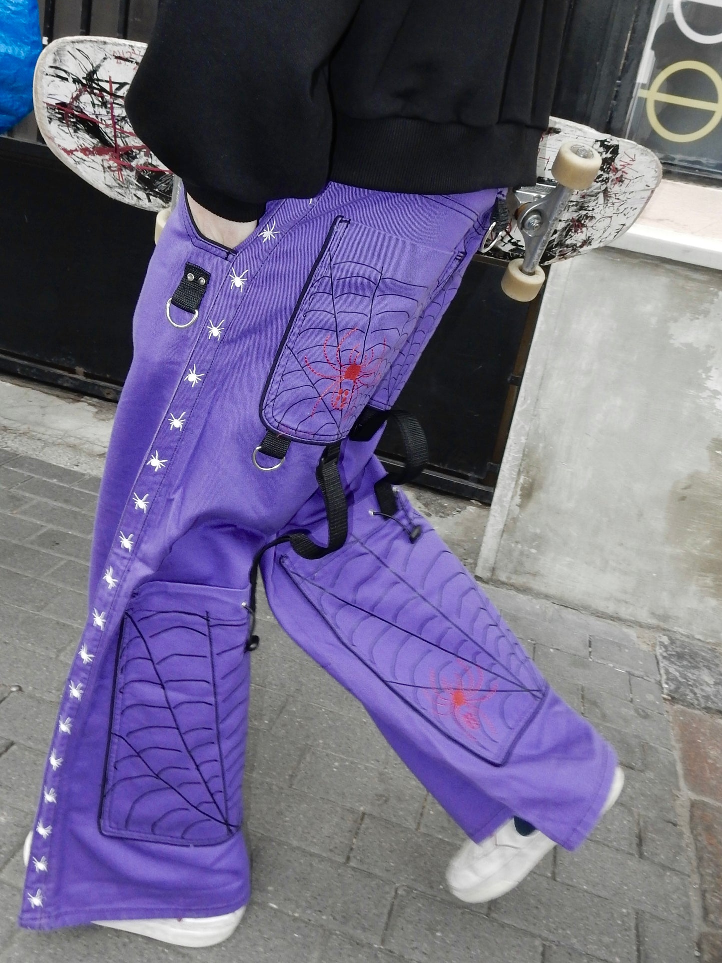 Stuka purple y2k swag baggy jeans - 30