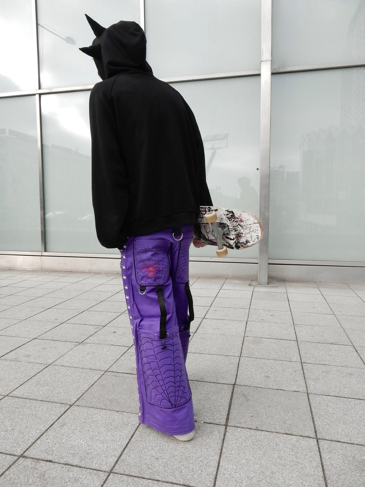 Stuka purple baggy jeans swag y2k rap - 30