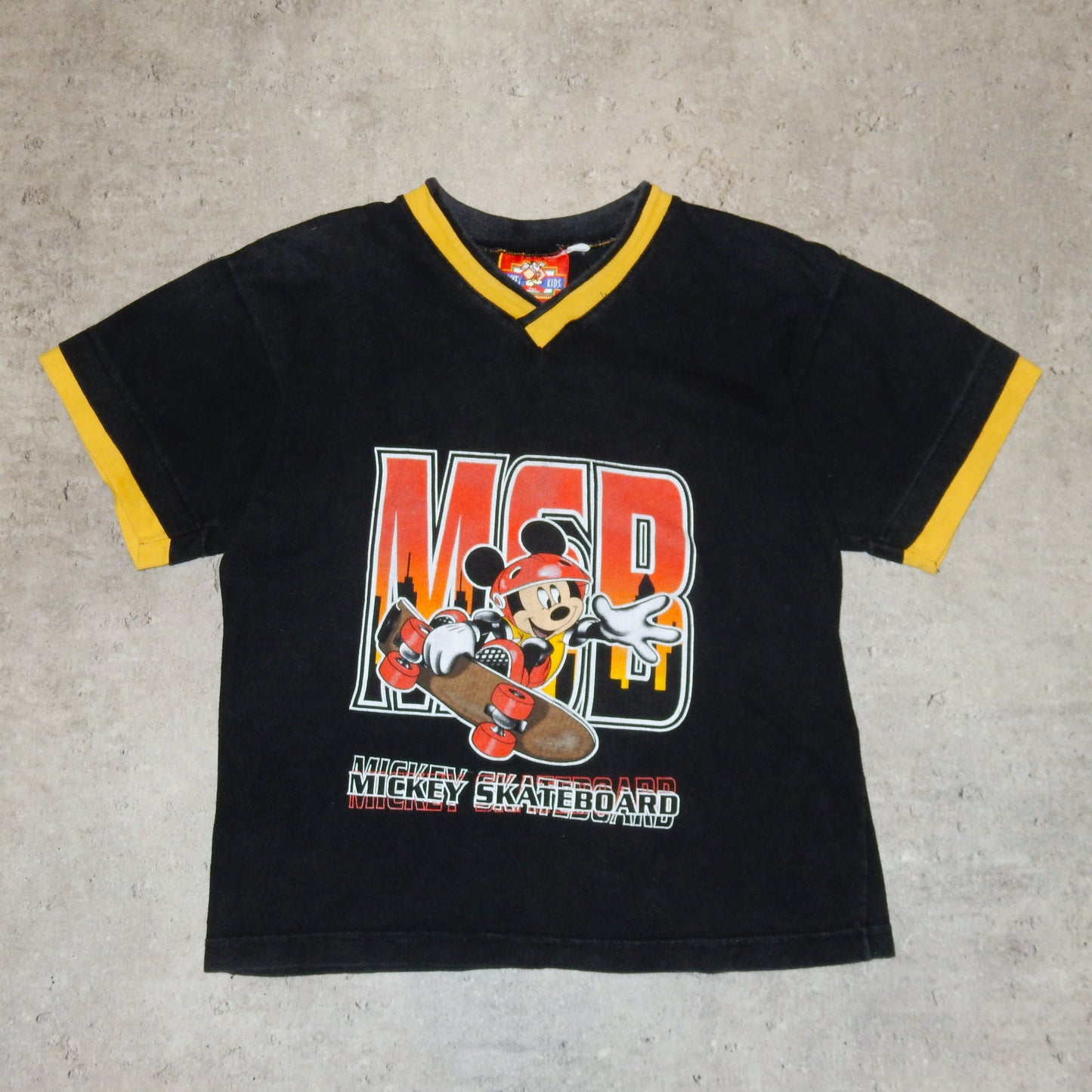 Mickey Mouse baby black vintage t-shirt - XS/S