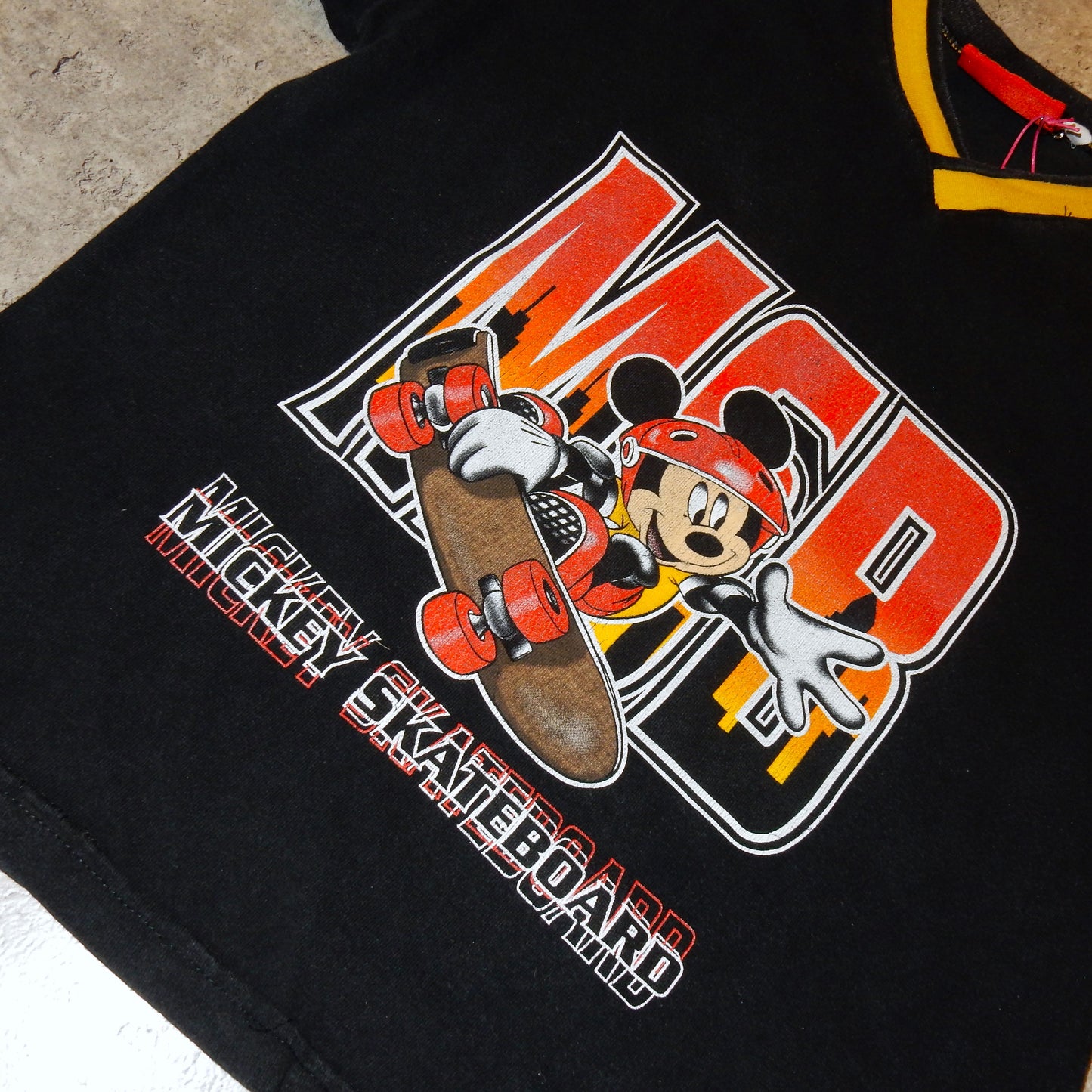 Mickey Mouse baby black vintage t-shirt - XS/S