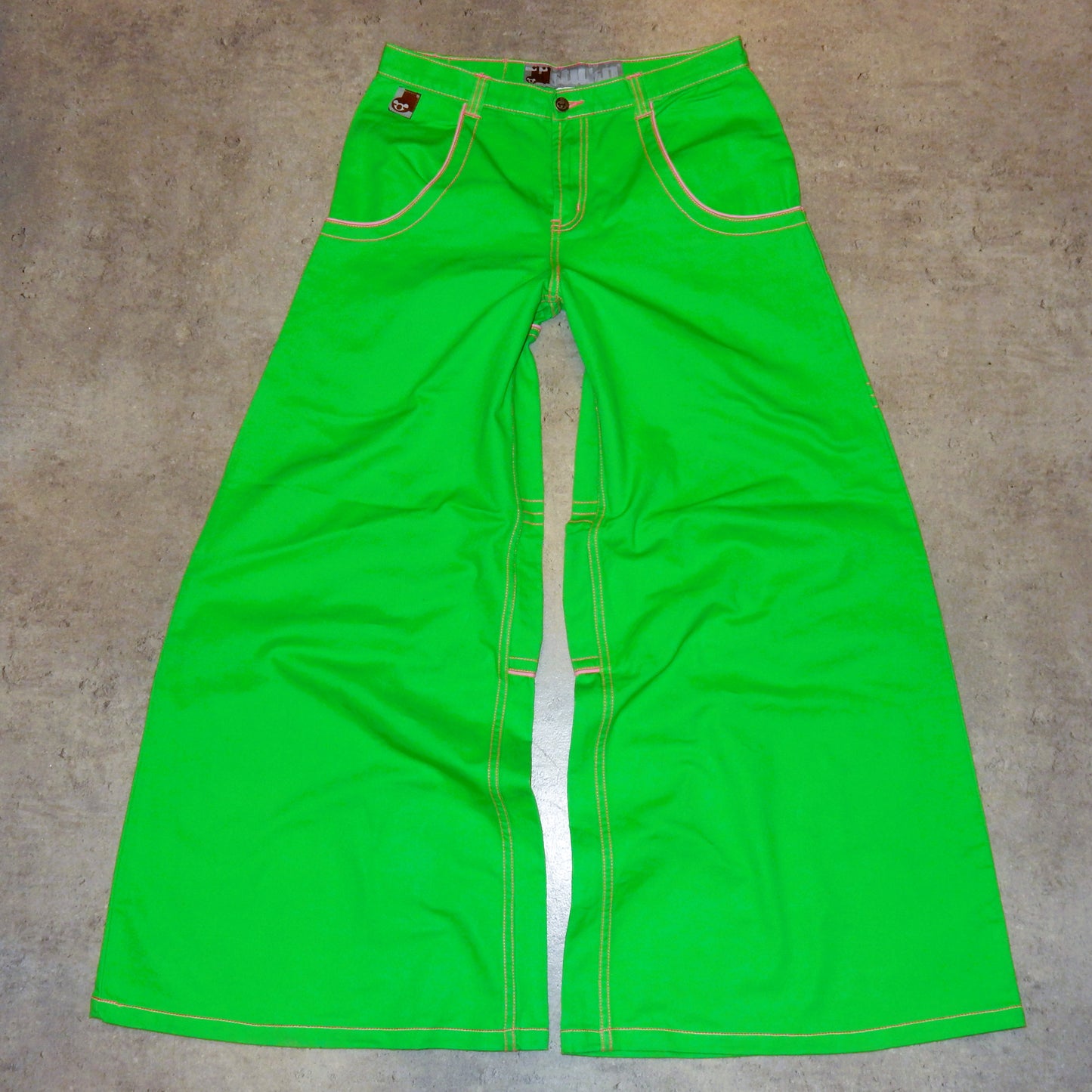 Stuka lime baggy jeans swag y2k rap - 32