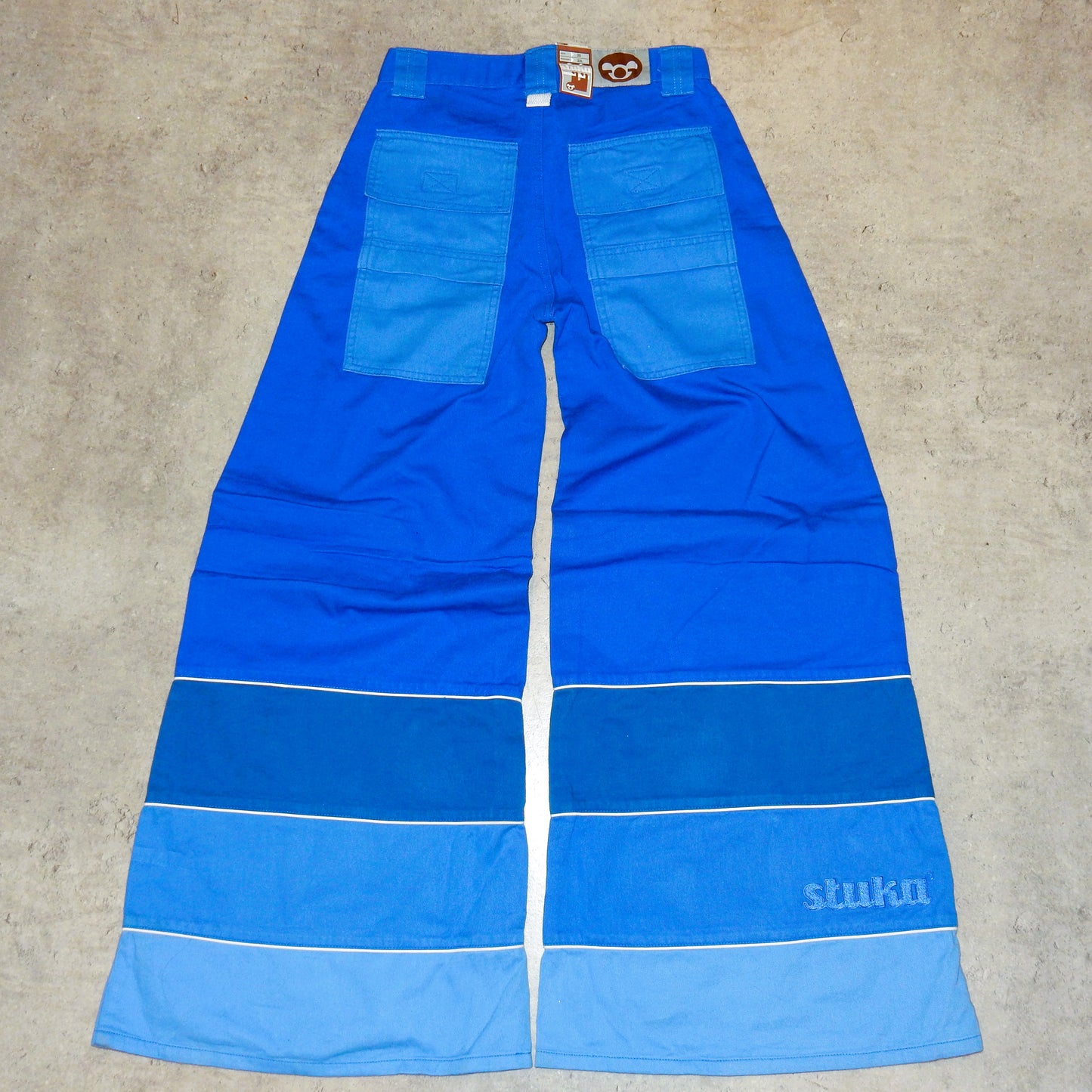 Stuka blue ombre baggy jeansswag y2k rap - 30