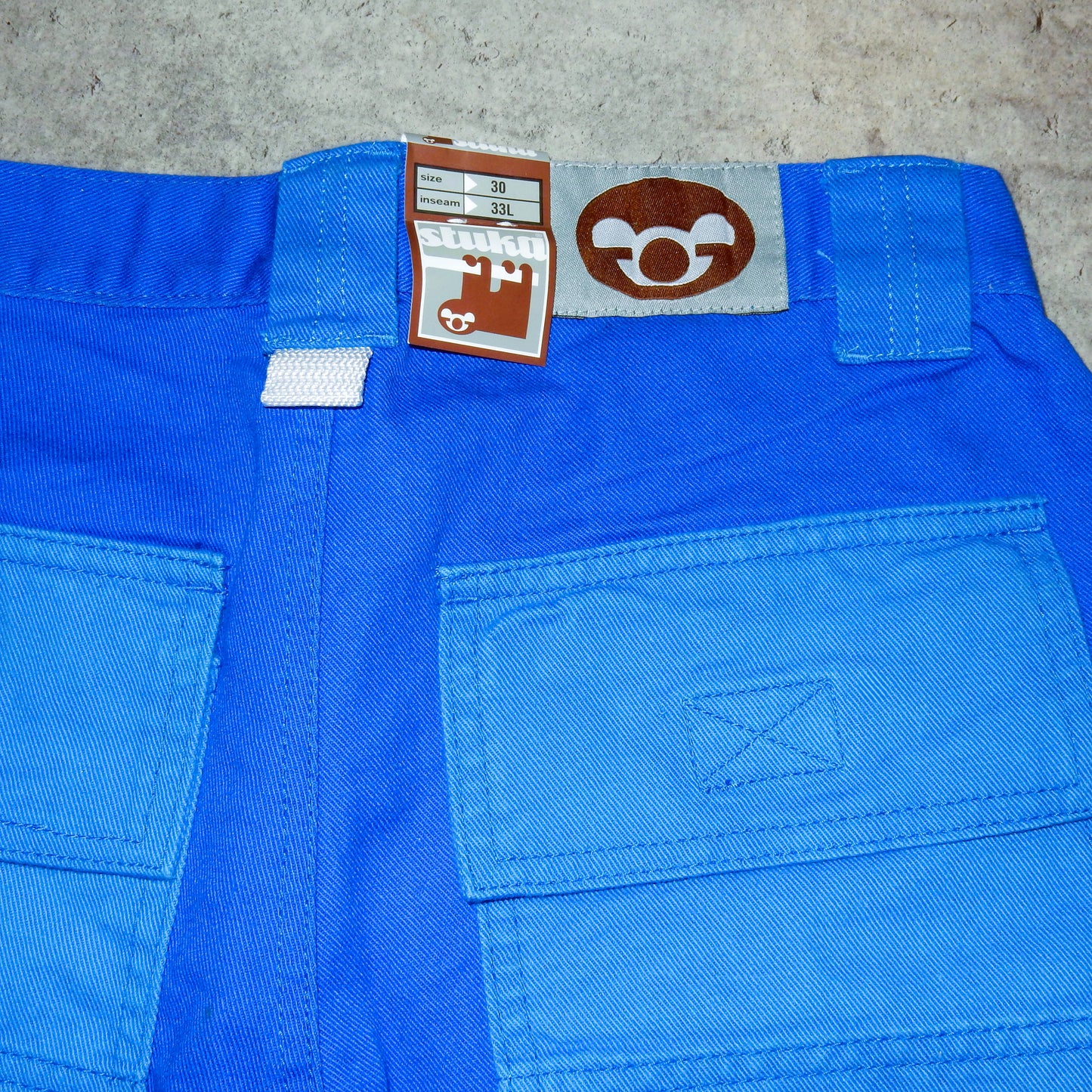 Stuka blue ombre baggy jeansswag y2k rap - 30