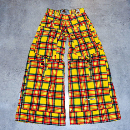 Stuka corduroy yellow pants swag y2k rap - 39