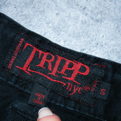 Tripp nyc baggy black opium jeans - S