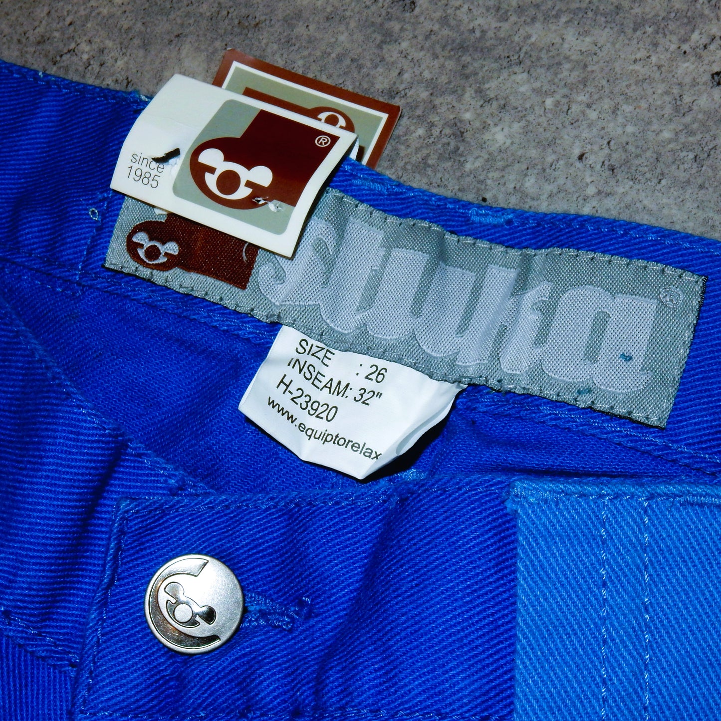 Stuka blue ombre baggy jeans swag y2k rap - 26