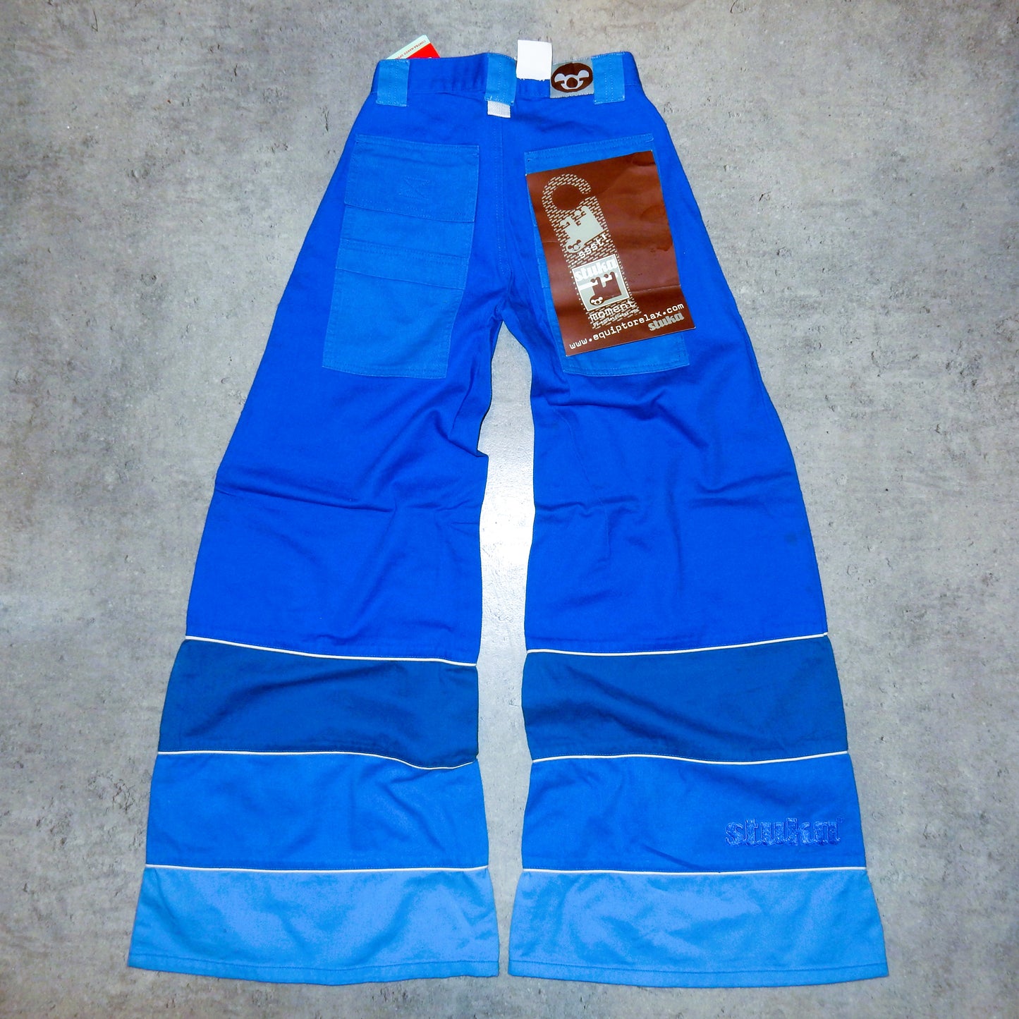 Stuka blue ombre baggy jeans swag y2k rap - 26