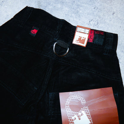 Stuka corduroy black baggy pants swag y2k rap - 26