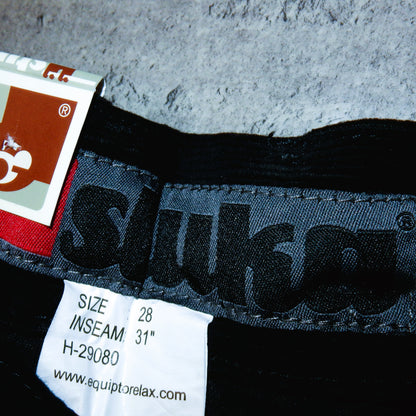 Stuka black corduroy pants swag y2k rap - 28