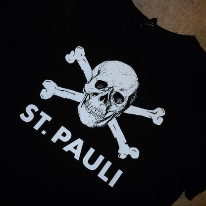 St. Pauli black casual t-shirt - L