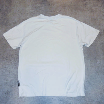 Southpole cream spell out t-shirt - L