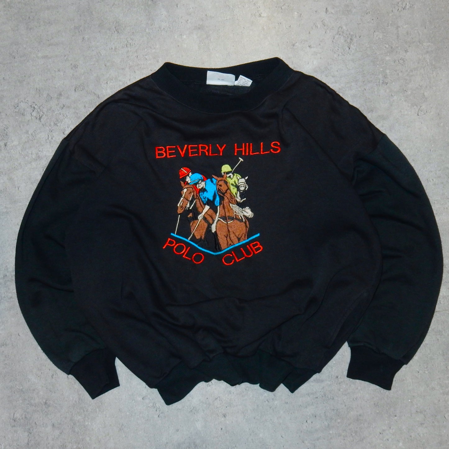 Beverly Hills Polo Club vintage black sweatshirt - M