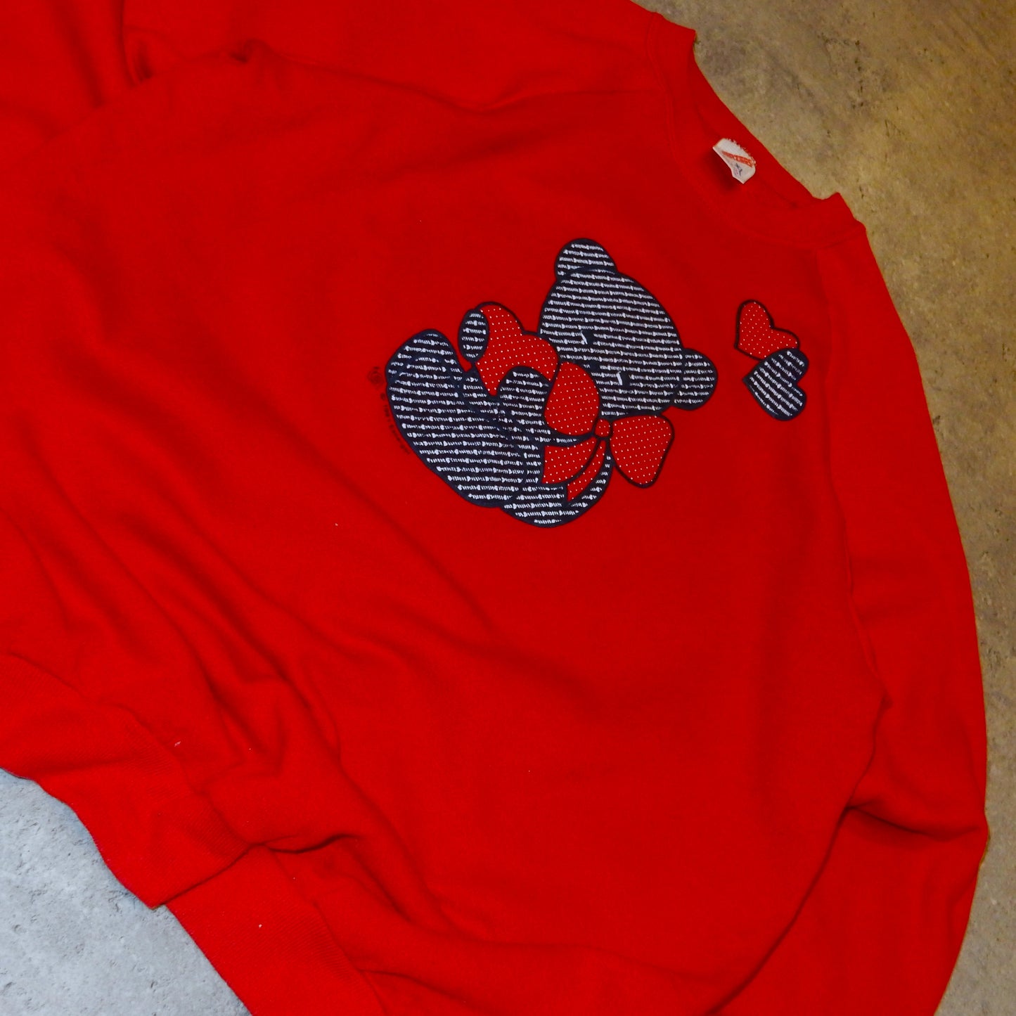 Jerzees Teddy love vintage 1991 red sweatshirt - XL