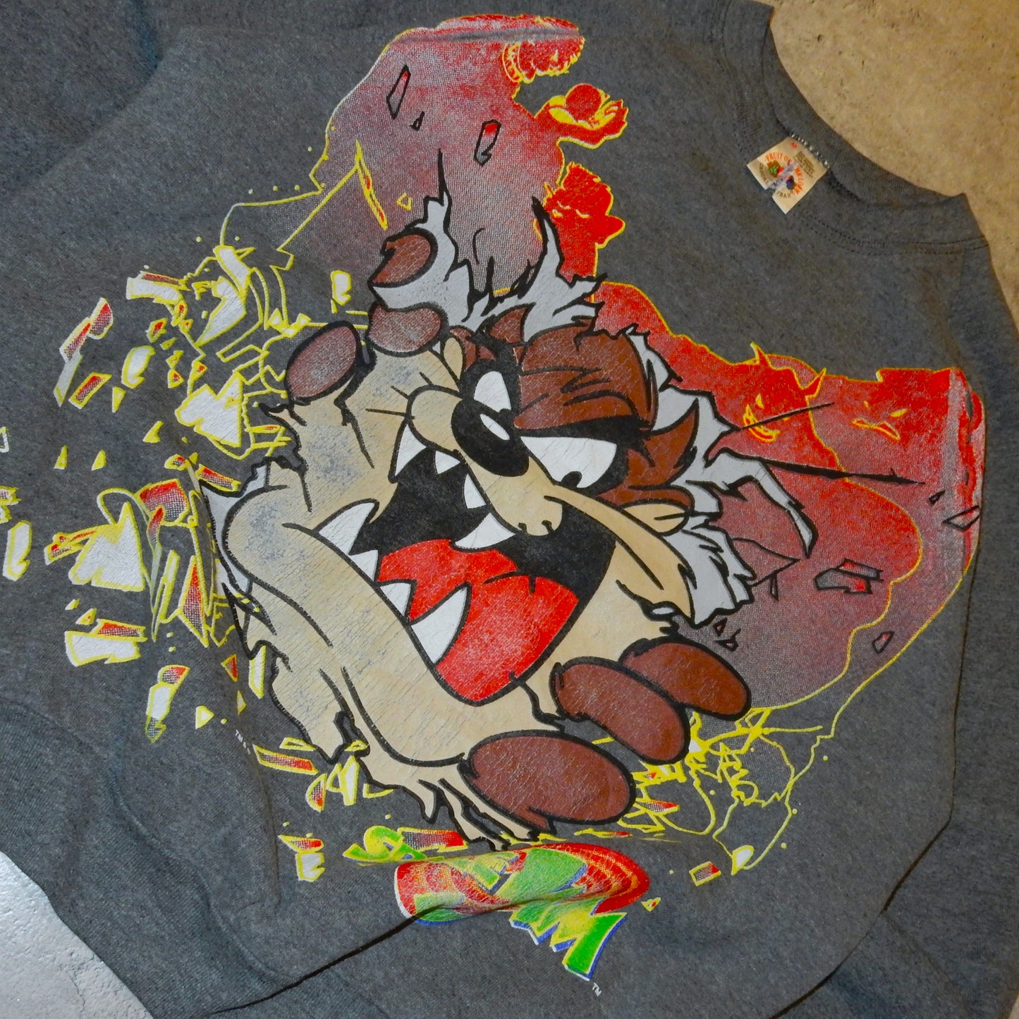 Looney Tunes vintage 90's grey sweatshirt - M