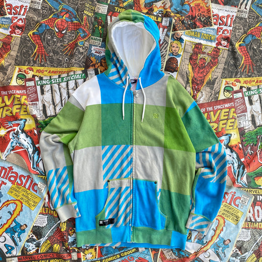 DC Shoes Colourblock Skater Hoodie - L