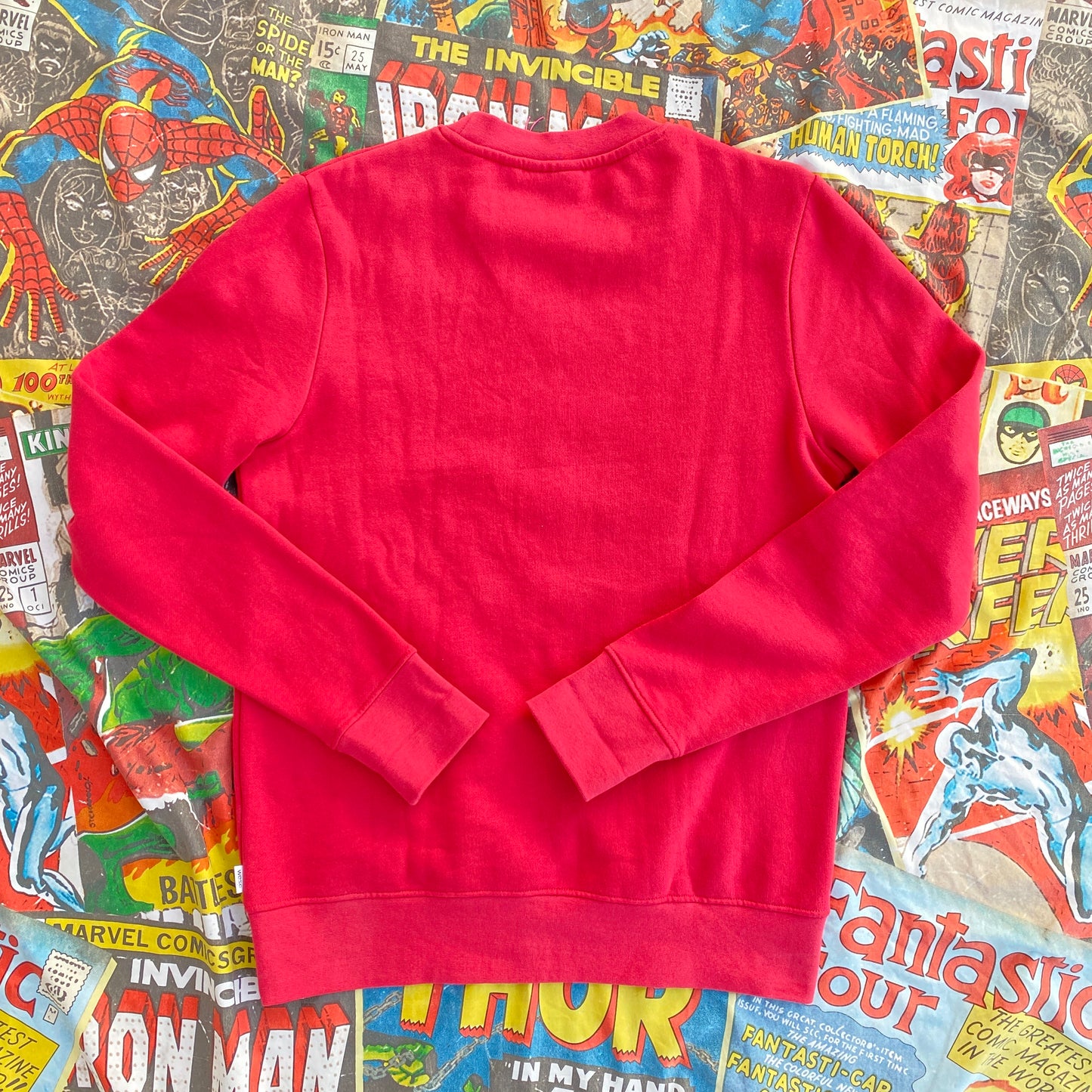 Wesc logo red sweatshirt - SM