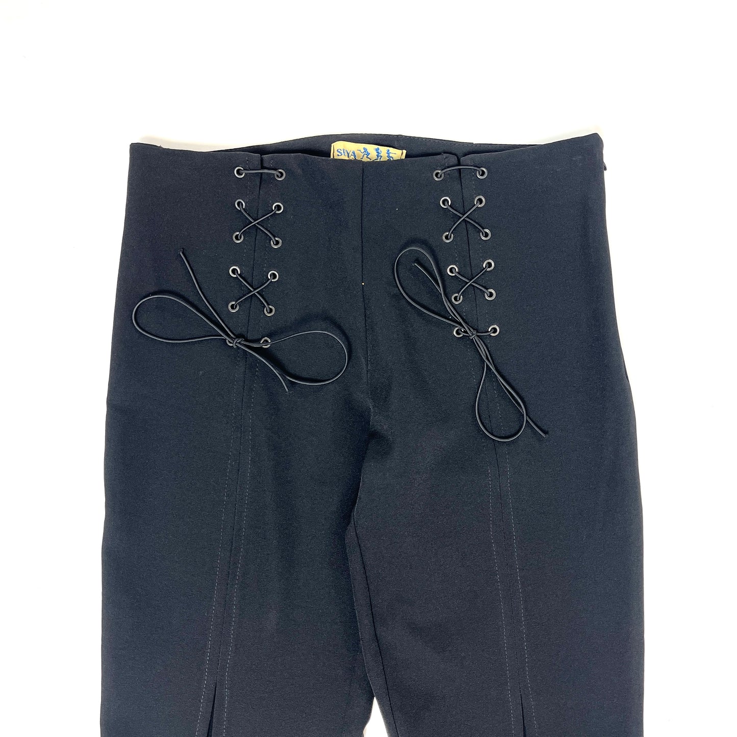 Soya y2k deadstock laced black classic pants - S