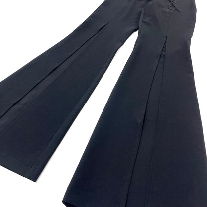 Soya y2k deadstock laced black classic pants - S