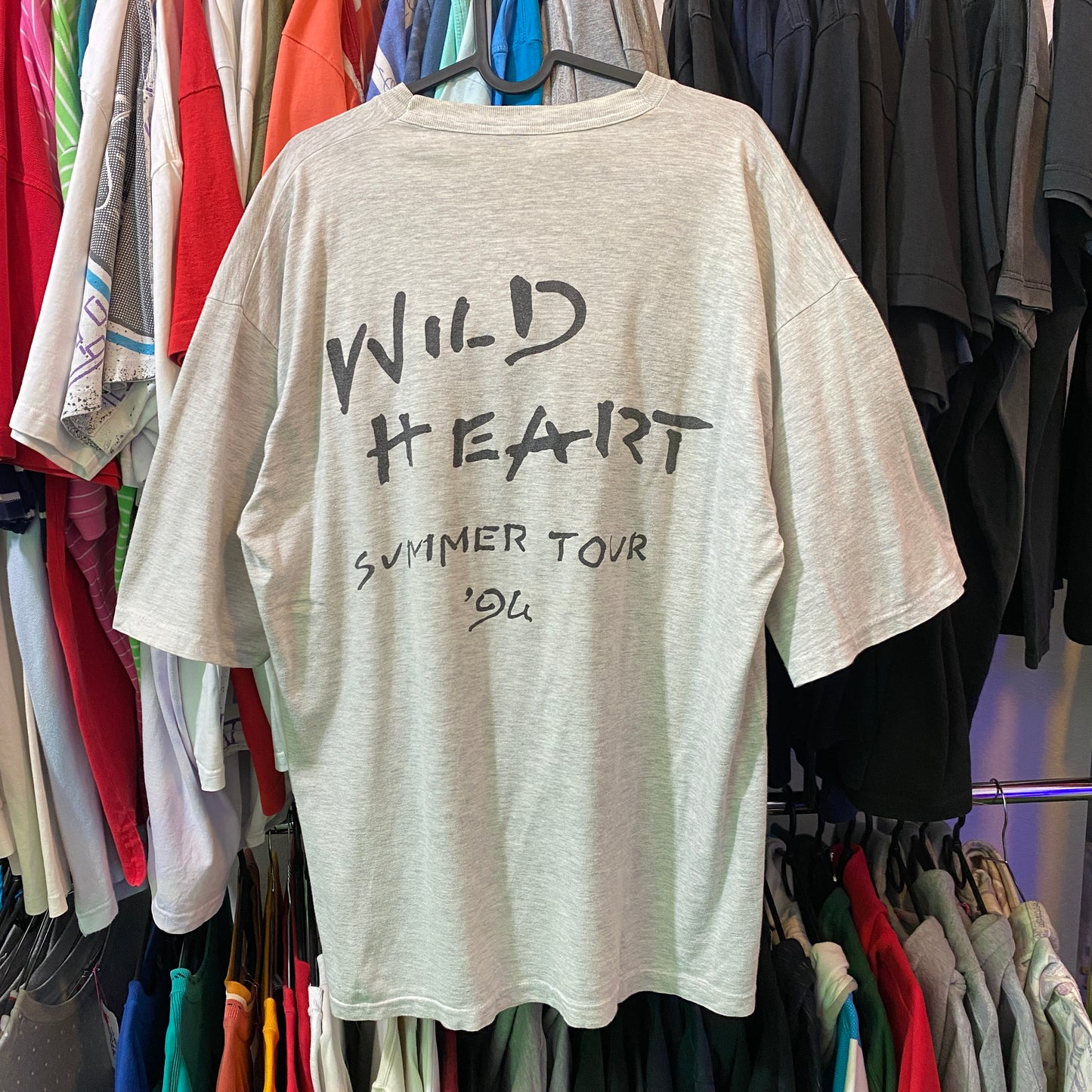 Wild Heart merch 94 gray vintage t-shirt - XL