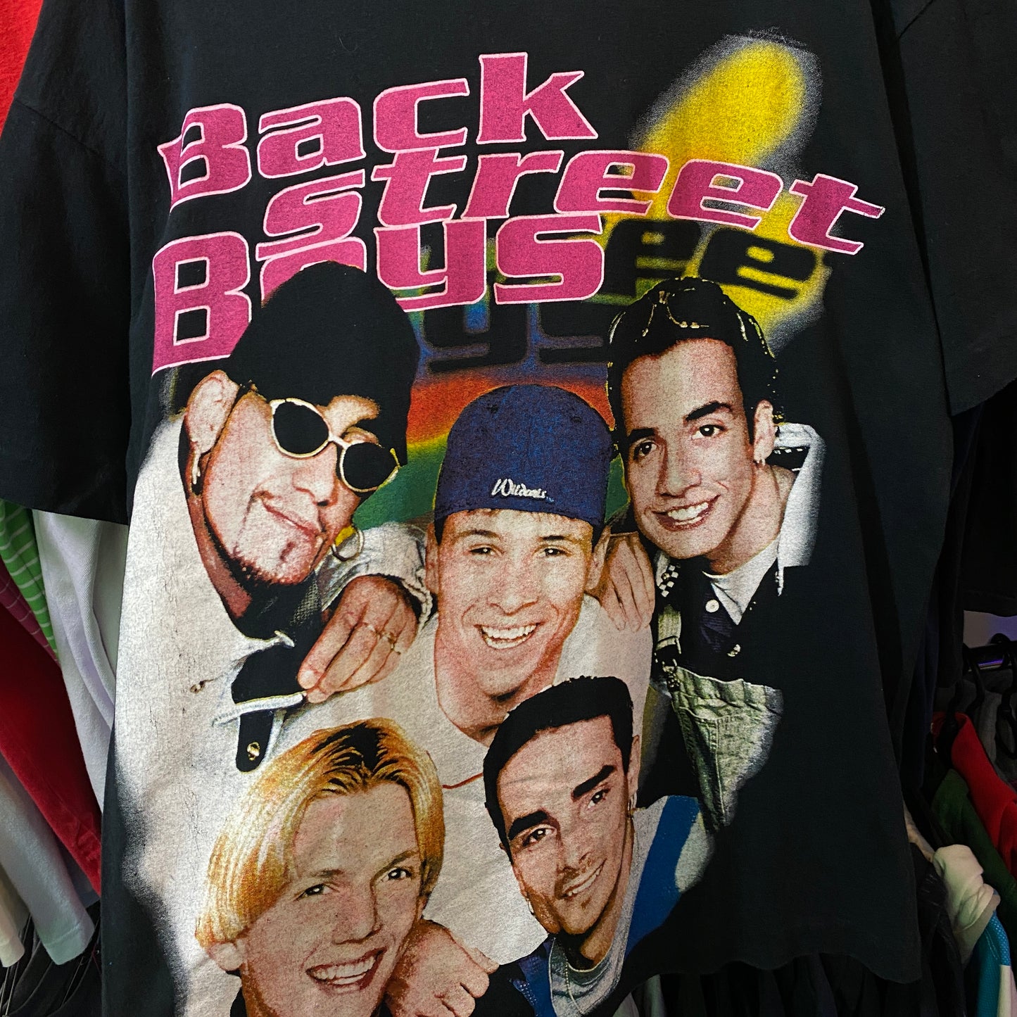 Backstreet Boys 90s merch black t-shirt - L-XL